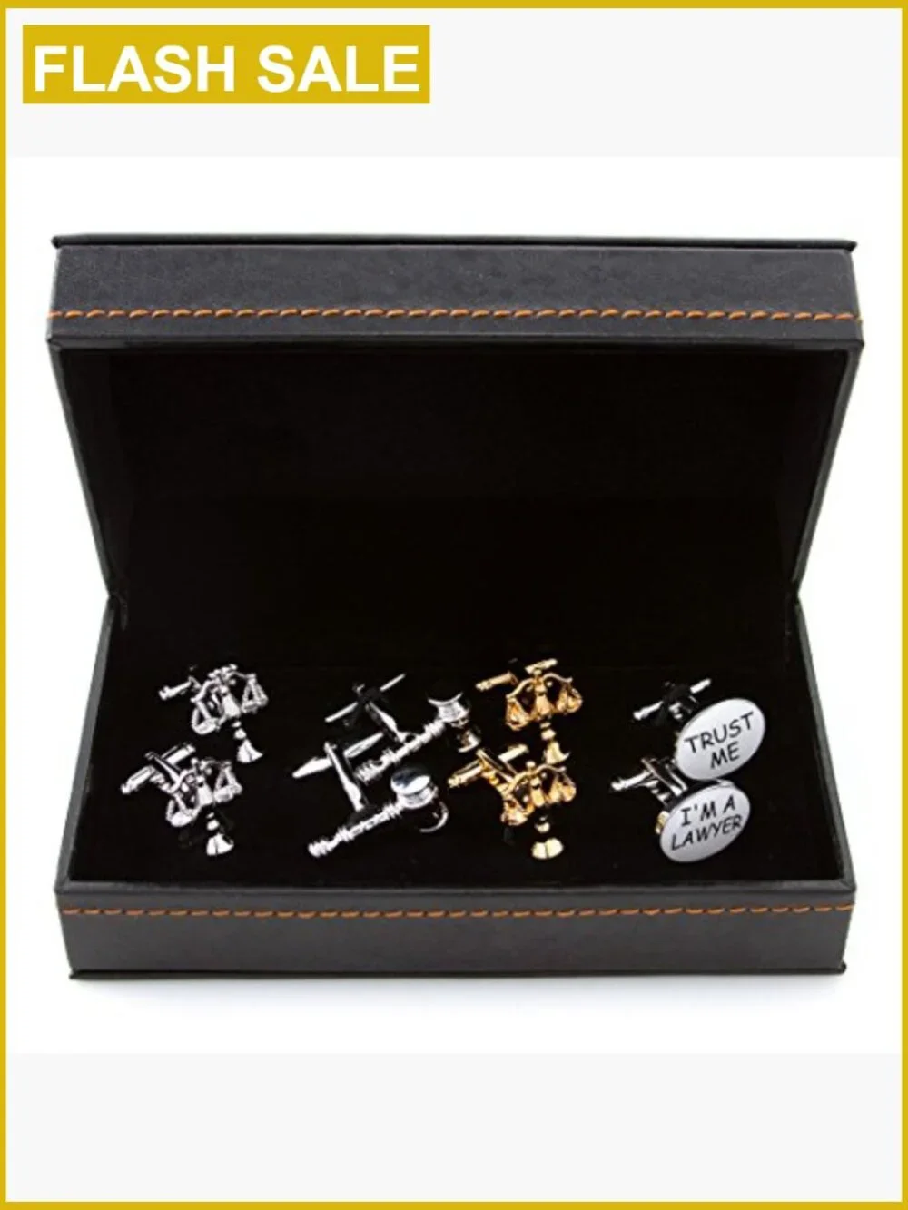 Lawyer Judge Attorney Cufflinks Set of 4 Gift Box
